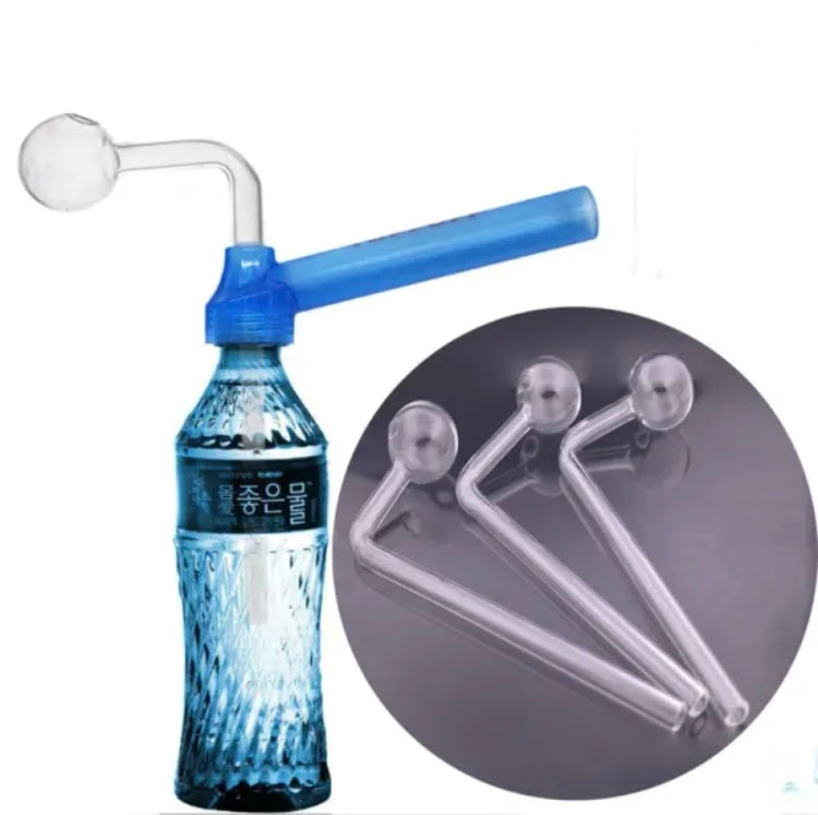 水ガラスパイプ　水パイプ　２種セット　TOP PUFF