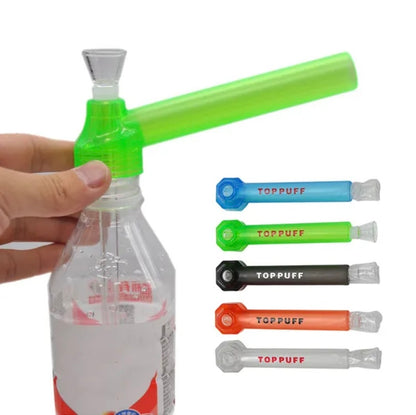 水ガラスパイプ　水パイプ　２種セット　TOP PUFF