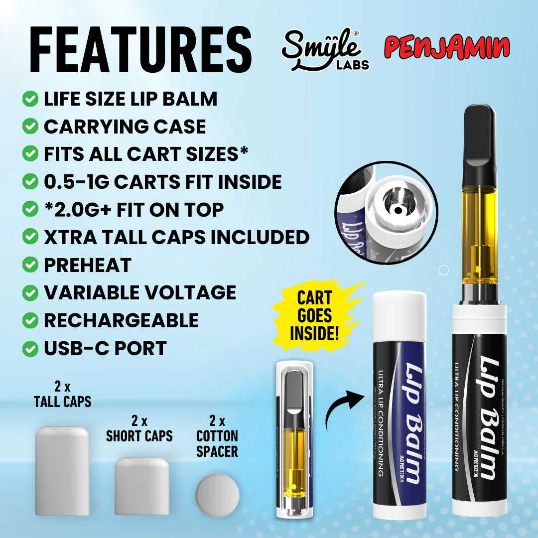 リップ型ステルスデバイス　ヴェポライザー　vapeバッテリー　