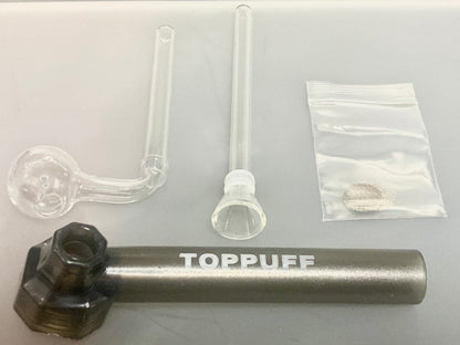 水ガラスパイプ　水パイプ　２種セット　TOP PUFF